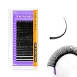 Eyelash Extensions 0.07mm D curl 7-15mm Mix Tray Individual Lashes Classic Matte Black Faux Mink 16 Rows Professional Beauty Salon Supplies - Purple Card