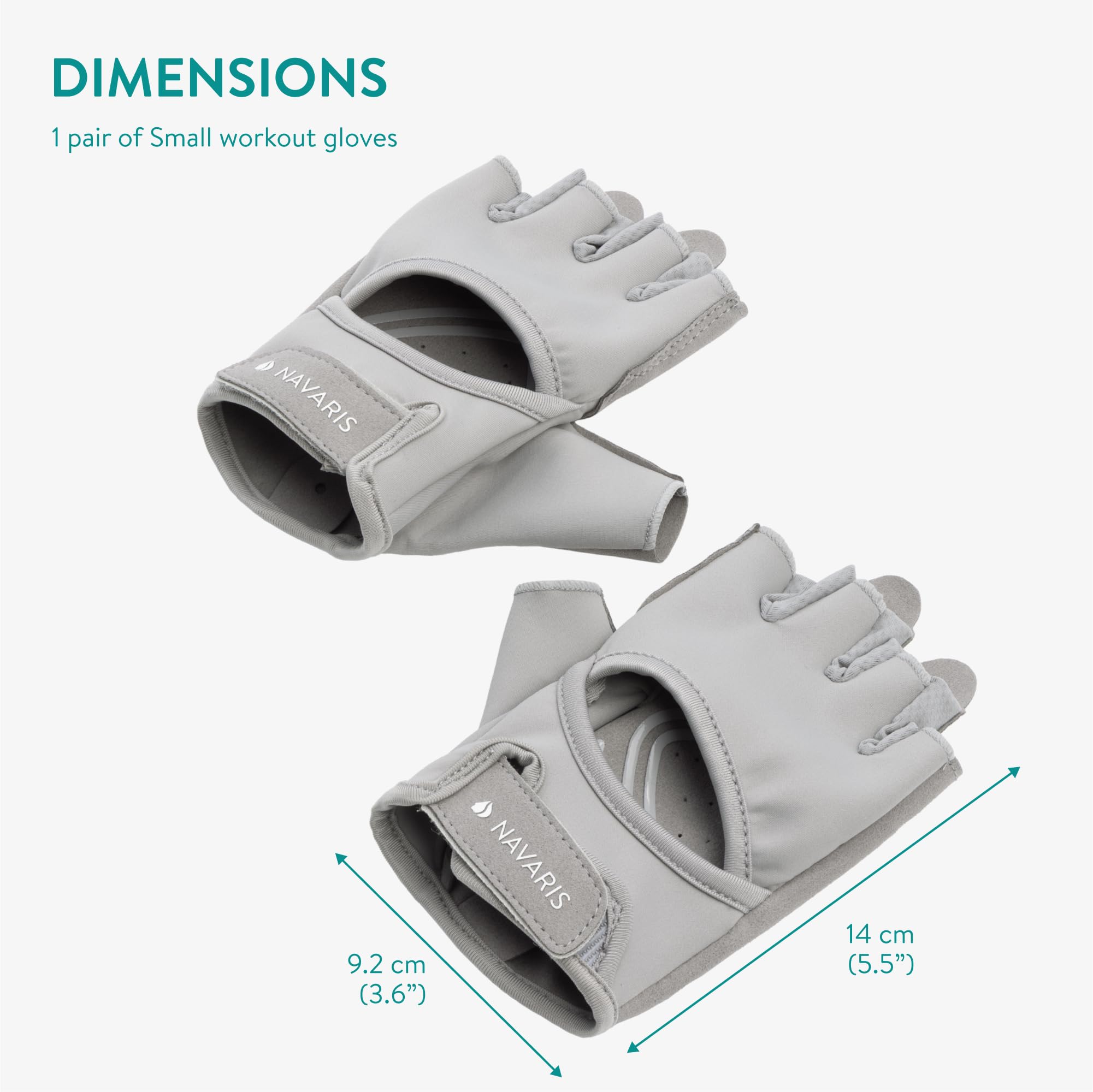 Navaris Guanti Palestra Donna Pesi - Design Aperto per Ventilazione e Comfort - Accessori Palestra per Allenamento - Guantini Paracalli Fitness Esercizi Bodybuilding
