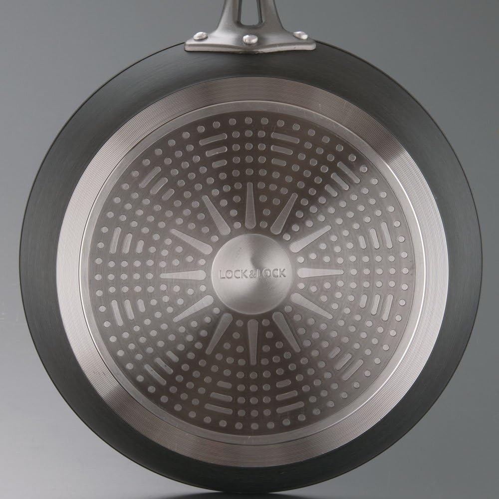 Lock & Lock AFL0701 Forged Hard Anodized Induction Frying Pan, 7.9 inches (20 cm)