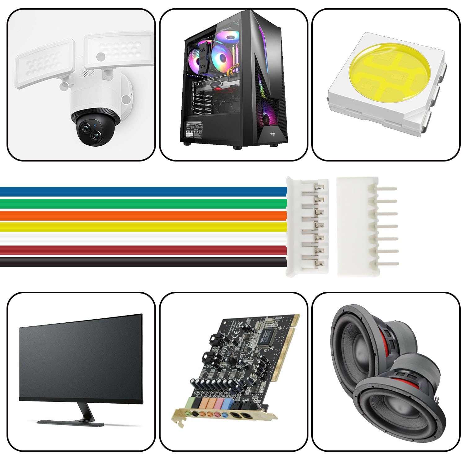 20 peças Jst 2.0 Ph 7 pinos conector plugue, inclui 10 peças mini