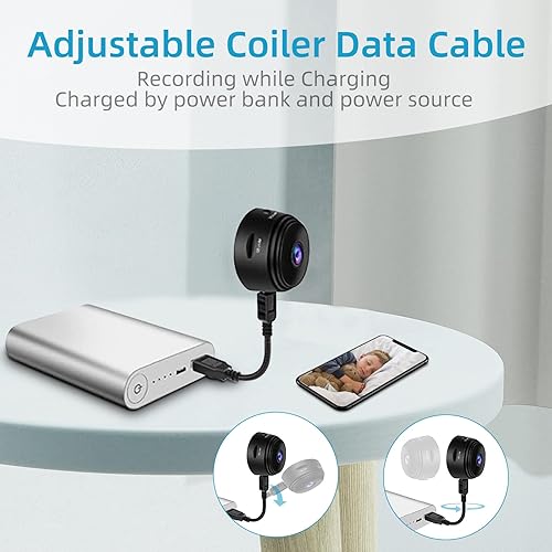 Miniatura 6 de Mini cámara inalámbrica WiFi HD 1080P cámara de seguridad para el hogar vigilancia bebé monitor con aplicación de teléfono celular Pequeñas cámaras