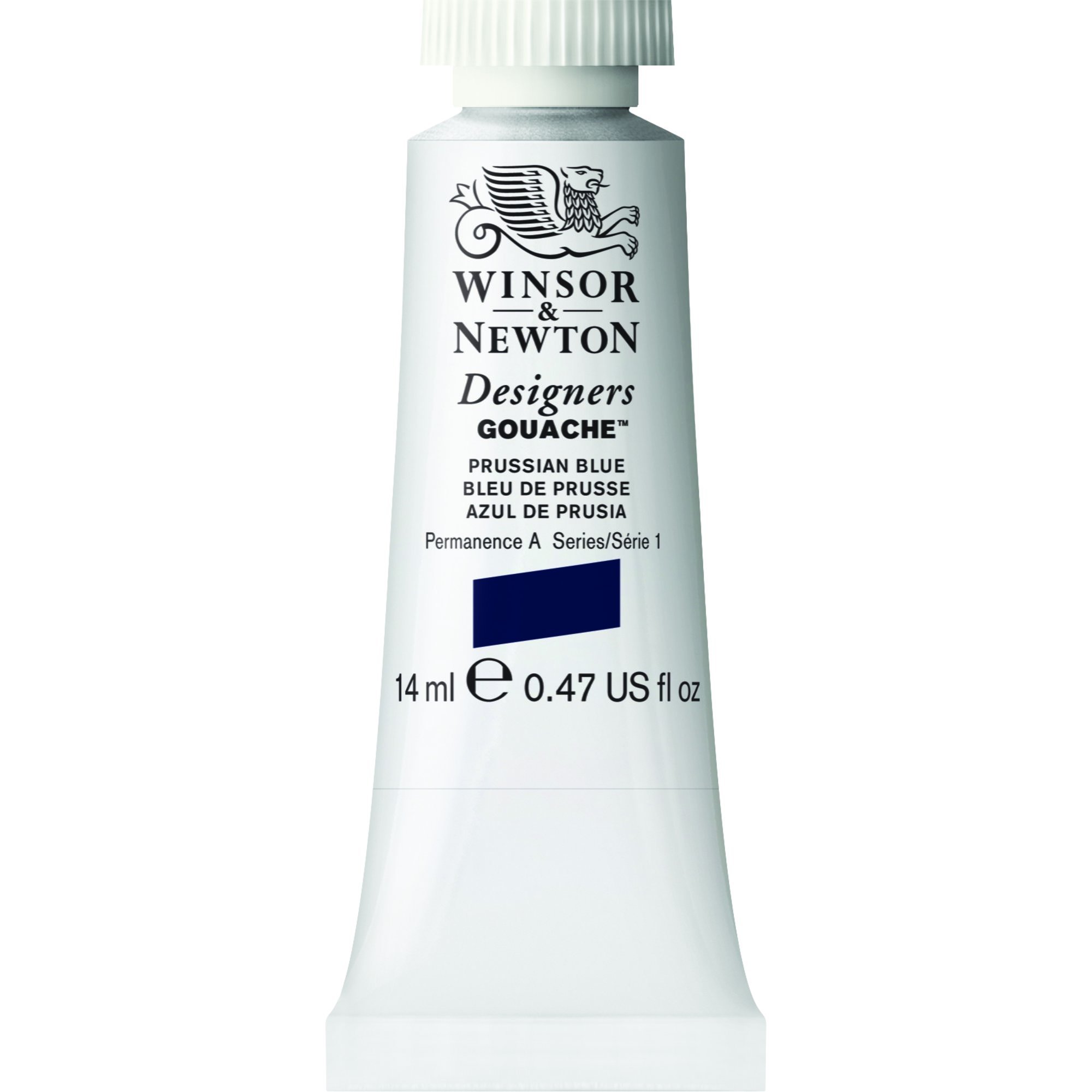 Winsor & Newton 14ml Designers Gouache Tube - Prussian Blue