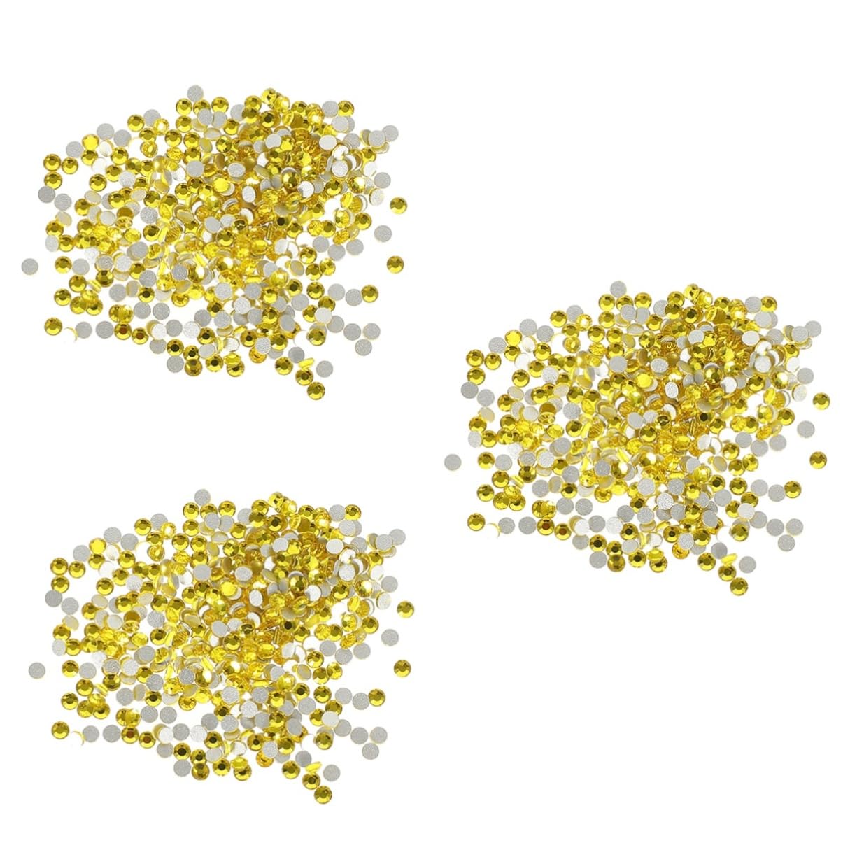 STOBOK 8640pezzi Strass Per Unghie Piatto Gemme Per Decorazioni Manicure Per Nail Art e Crafting