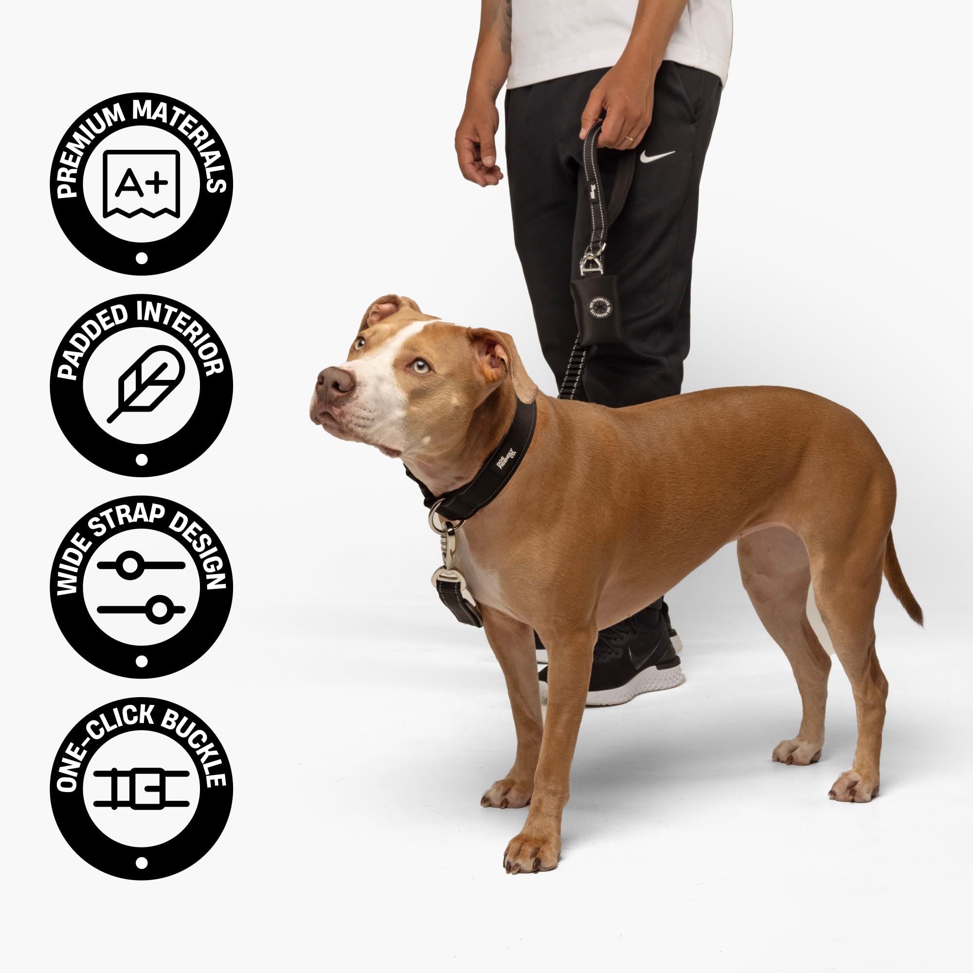 DF Co. Collar táctico para perro, cómodo y seguro, con hebilla de clip de liberación rápida y anillo en D resistente, neopreno acolchado suave, resistente a rozaduras, visibilidad nocturna, camuflaje