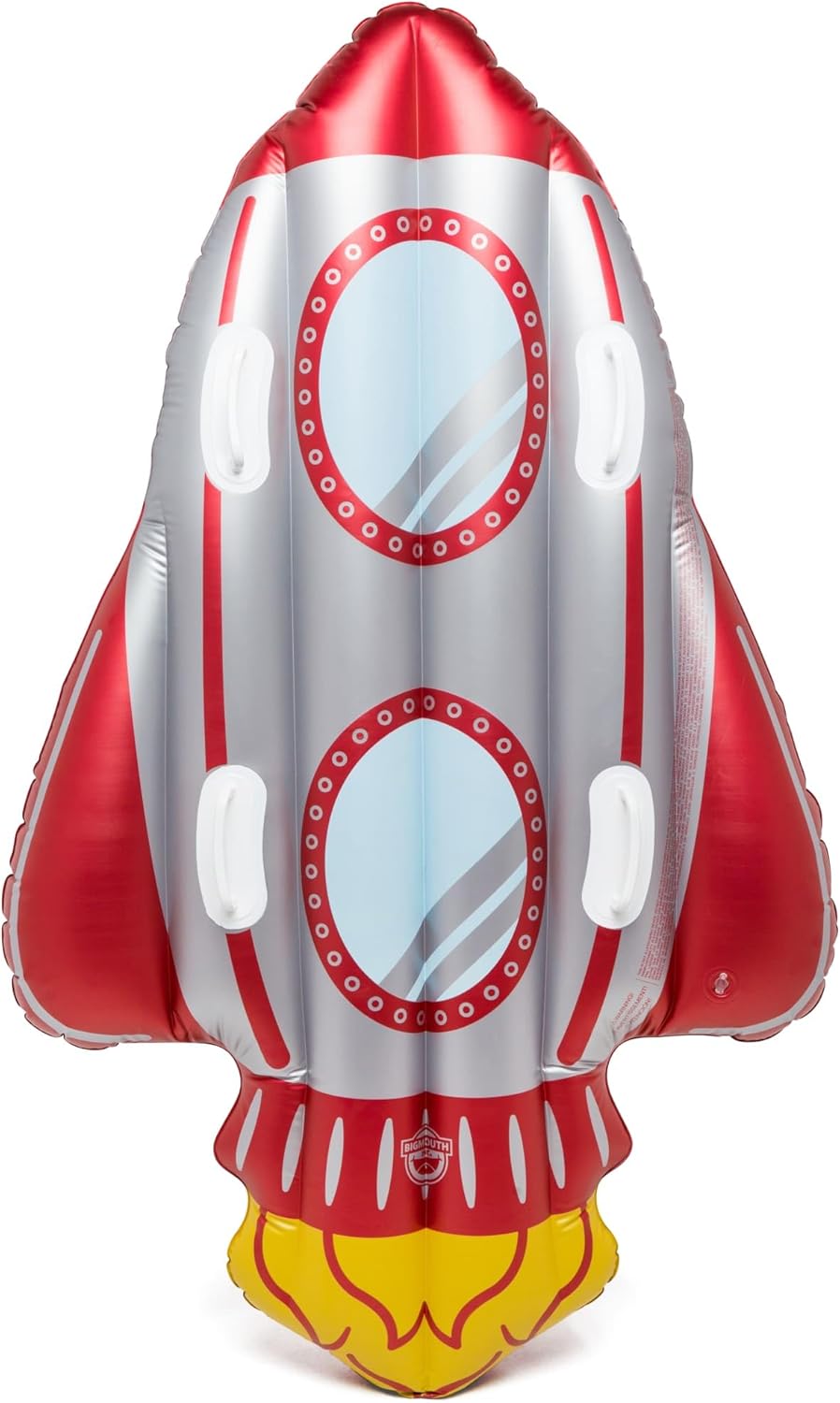 BigMouth Inc Large 2 Person Inflatable Snow Tube for Kids and Adults, Durable Winter Toy for Tubing & Sledding - Rocket