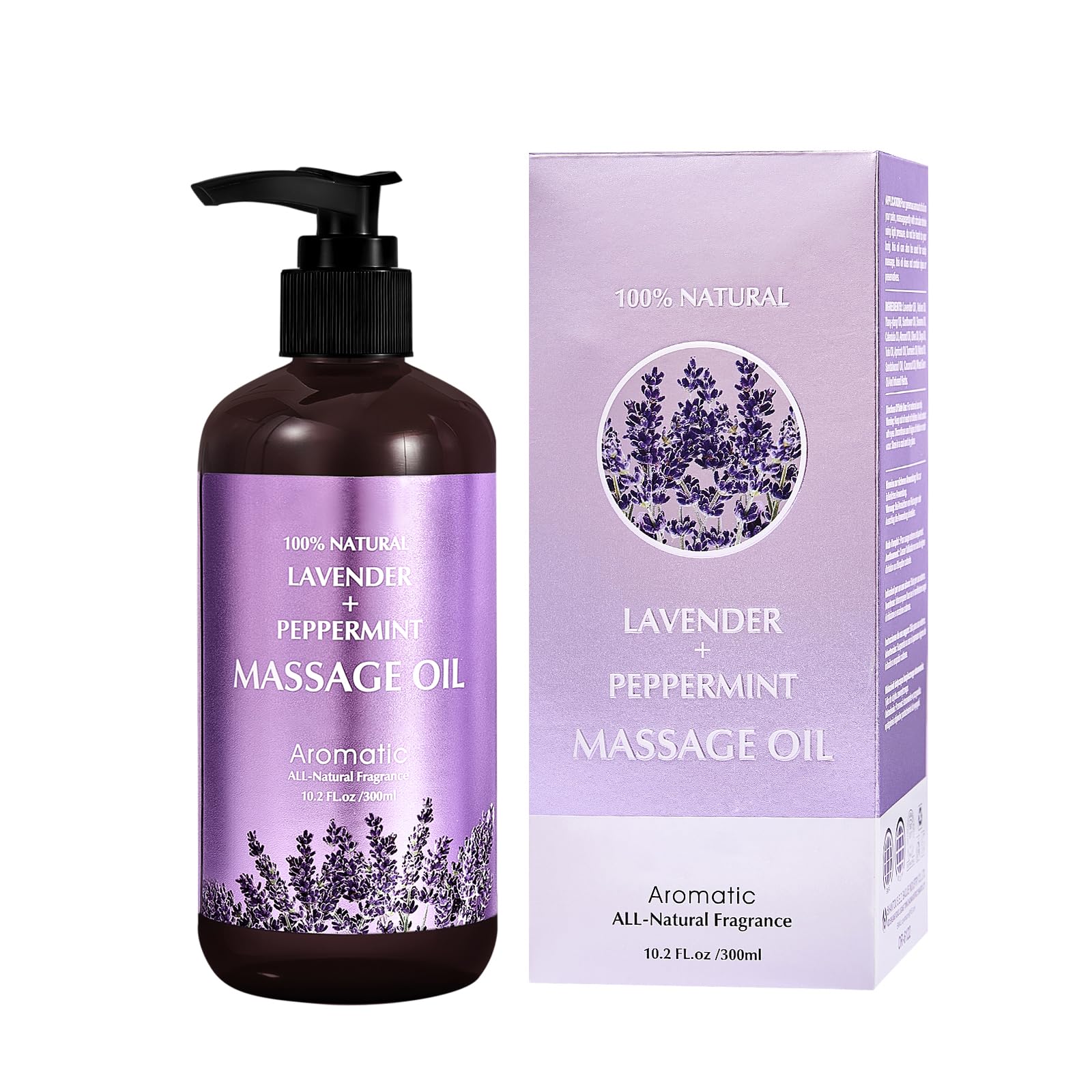 Lavender Massage Oil for Relaxing Muscles Massage Oil for Massage Body Oil for Skin Moisturizing for Men and Women