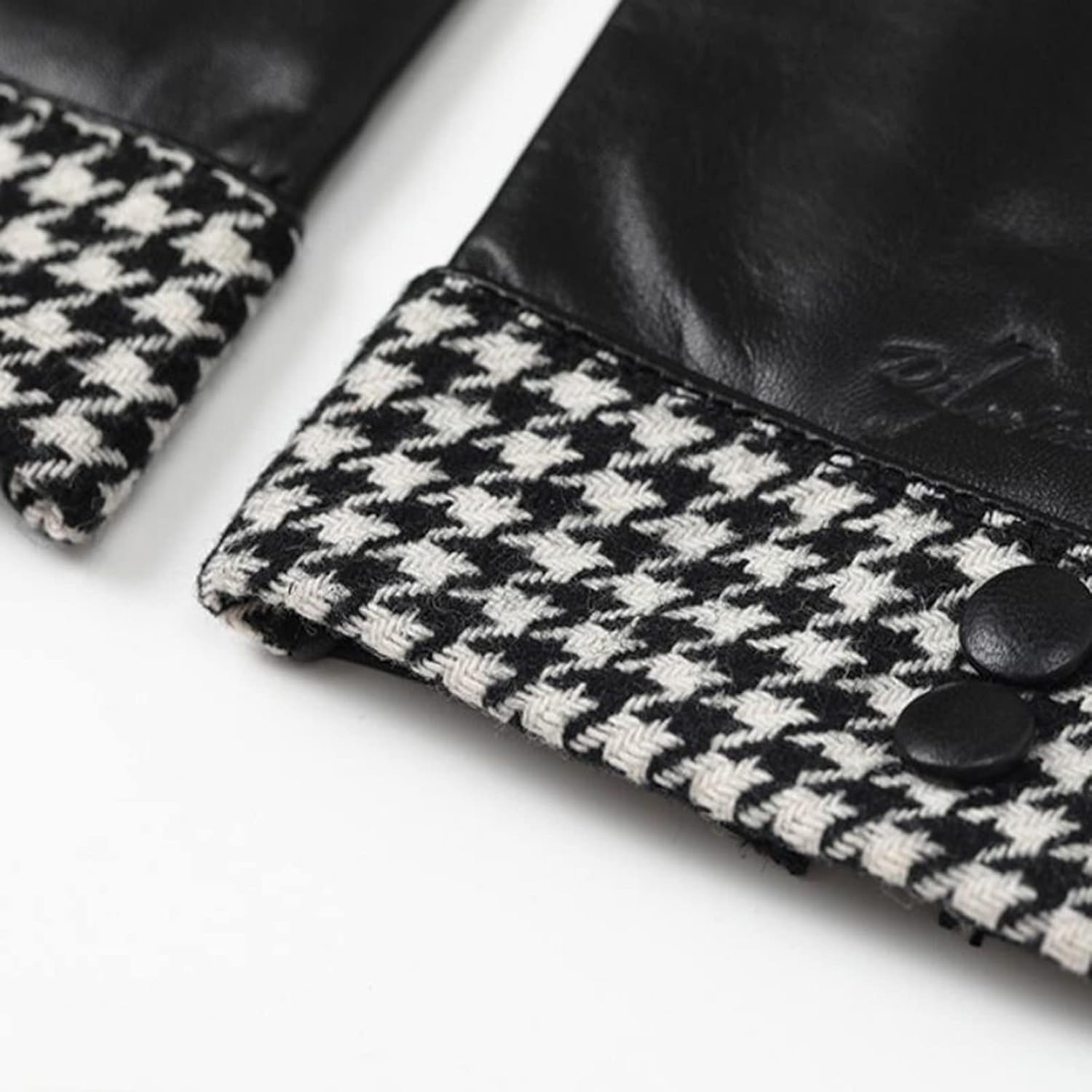 Guantes de Cuero para Mujer, Guantes cálidos de Piel de Oveja, Guantes con Pantalla táctil, Guantes para Ciclismo al Aire Libre, Guantes cálidos de Piel de Oveja