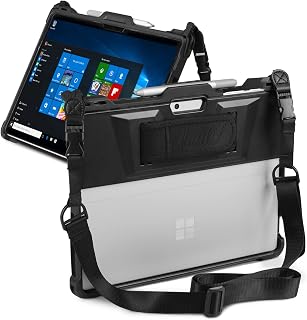 Surface Pro 9 case, case for New Microsoft Surface Pro 9 (2022 Release) with Shoulder Strap and Hand Strap. Black