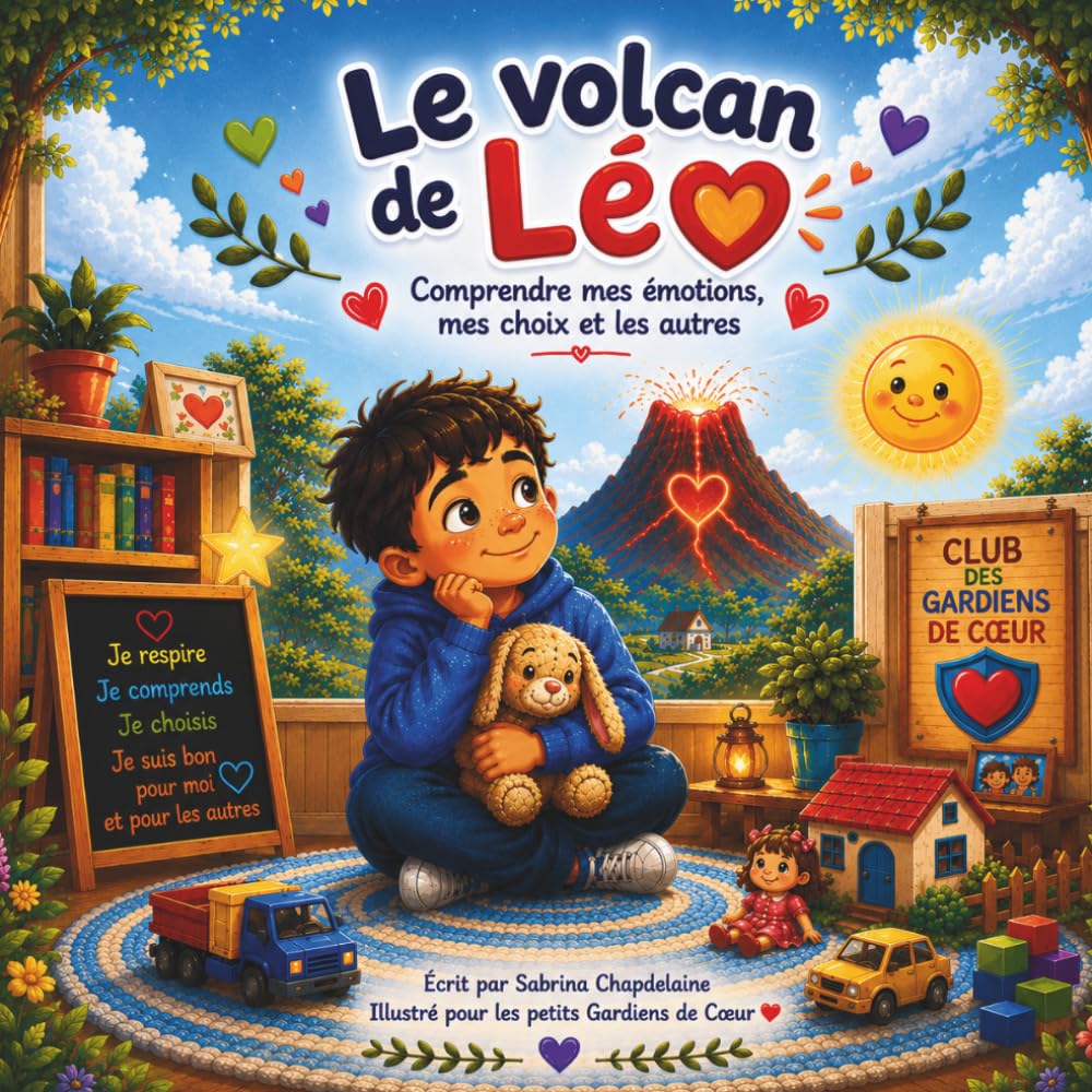 Le volcan de Léo: Comprendre mes émotions, mes choix et les autres