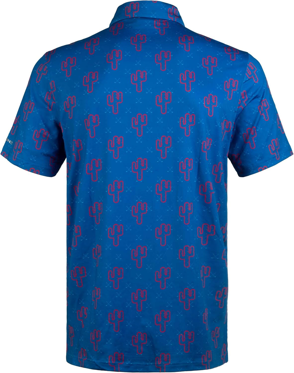 Men's Golf Shirts Short Sleeve Moisture Wicking Print Patterns Collared Performance Polo Golf Shirts for Men Dry Fit - Image 4