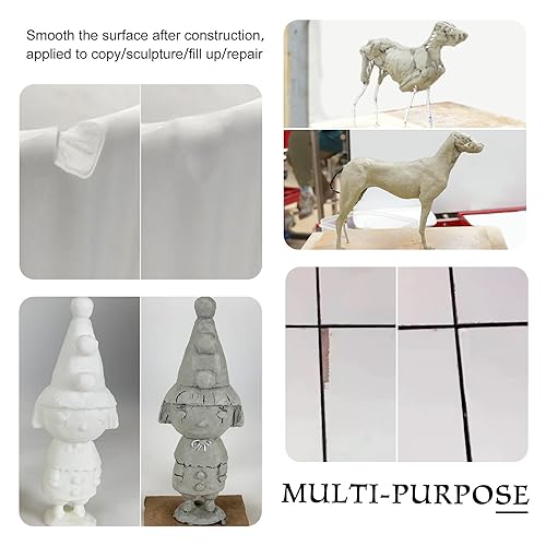 Miniatura 3 de Masilla epoxi  Masilla de piscina de 8 onzas  227g, reparación rápida 2 en 1 bajo el agua o superior, arregla fugas, grietas, relleno, esculpir  2