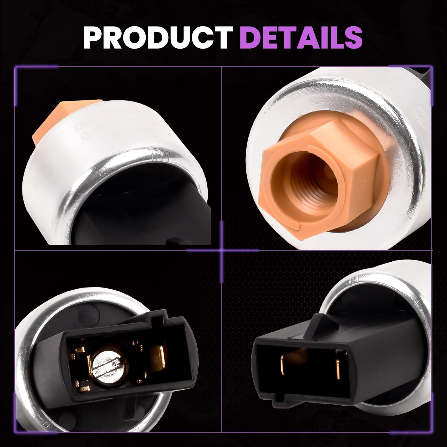 Suspenix 1pcs High Pressure AC Valve, Air Conditioning Service