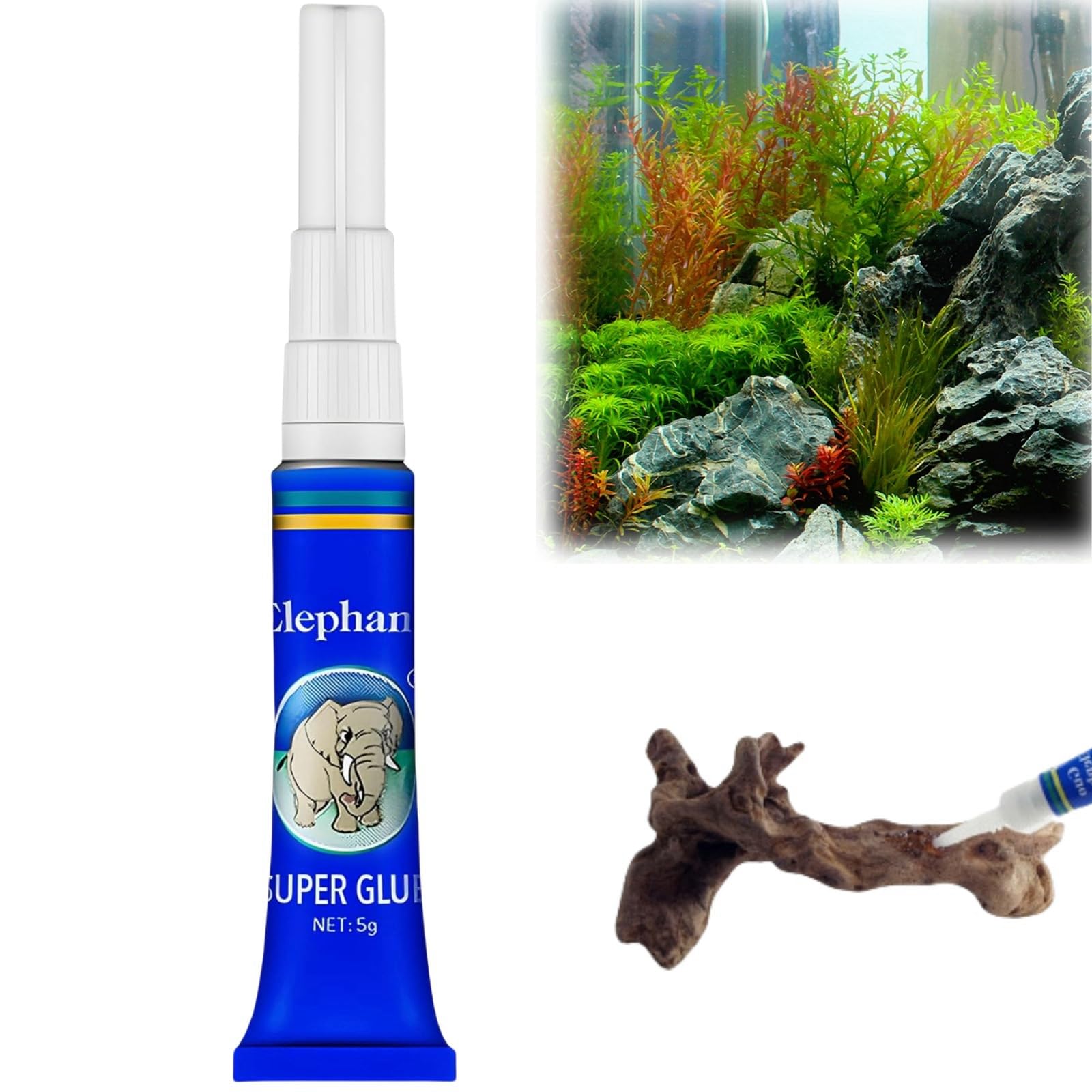 Aquarium Glue,Coral Glue,Aquarium Glue Fish Safe,Fish Tank Sealant,Aquarium Safe Glue,Underwater Landscaping Adhesives,Quick Drying Reef Glue,Aquarium Sealant Clear for Water Plant,Stone,Wood