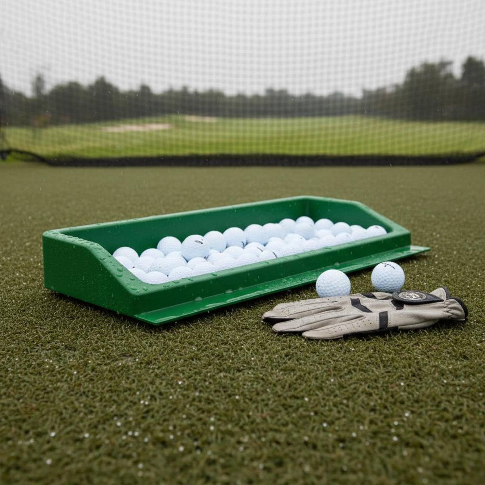 Base di Partenza Golf in Portatile Golf Practice Station Impermeabile Antipolvere Attrezzatura Sportiva per Campo Pratica