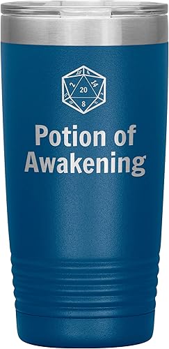 Miniatura 5 de Vaso D20 Potion of Awakening de 20 onzas, regalo novedoso para D&D Cup Dnd Dungeons and Dragons, vasos aislados