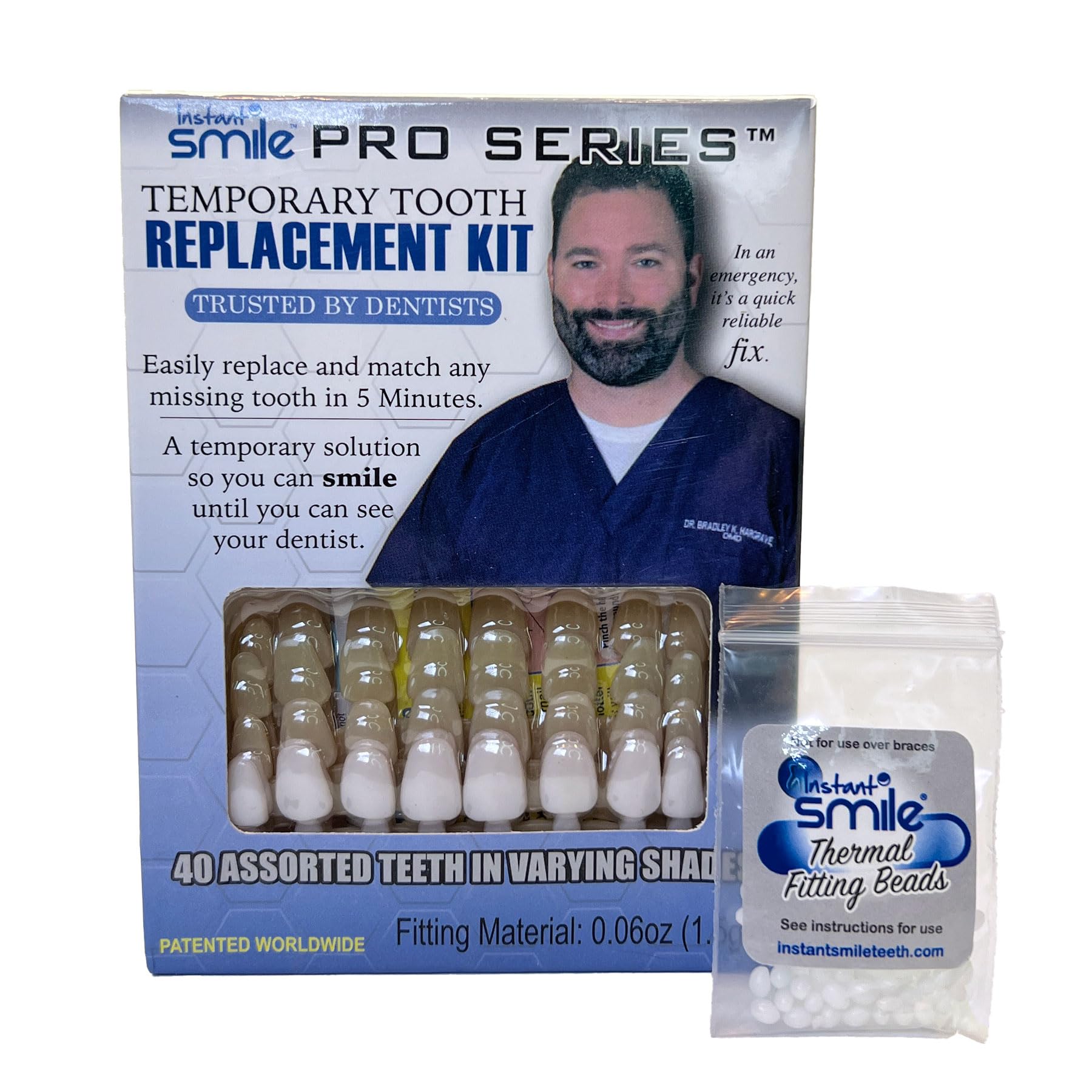 Amazon.com : Instant Smile Pro Series Temporary Tooth Kit - With