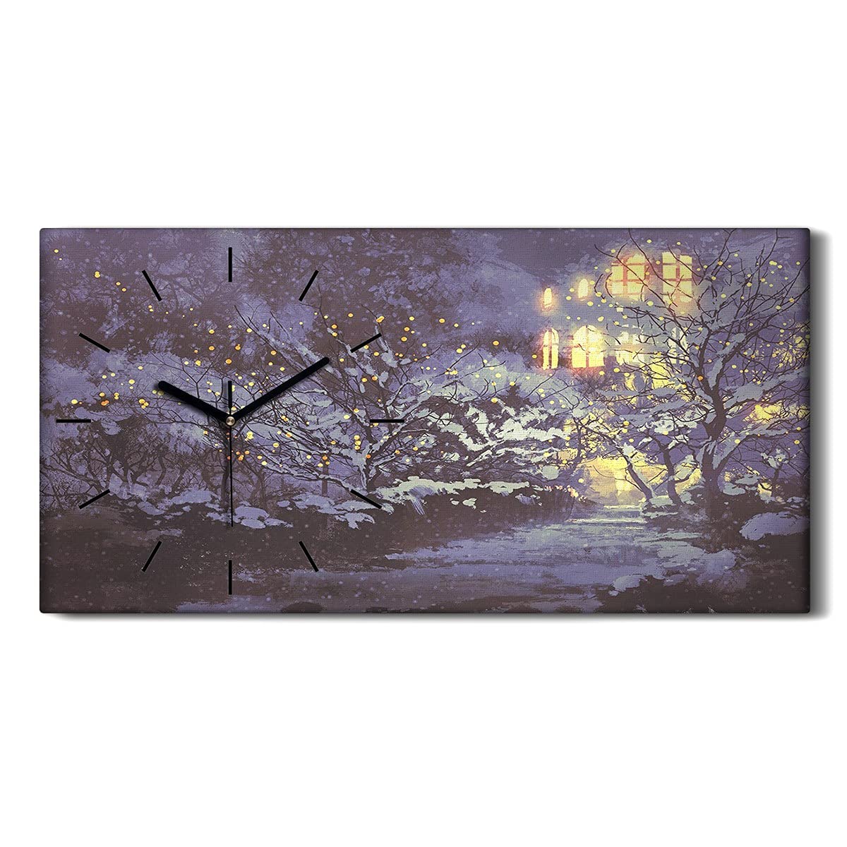 Horloge sur Toile silencieuse sans tic-tac pour retrouver le sommeil dans votre chambre