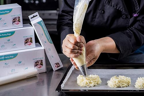 Miniatura 9 de PastryGear - Bolsas desechables gruesas de fácil agarre (16 pulgadas)