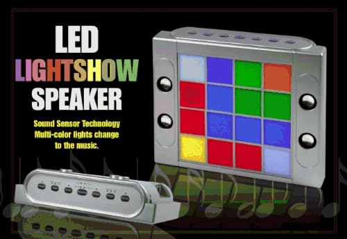 Princess International PI-147 Princess International LED Light Show Speaker Cube