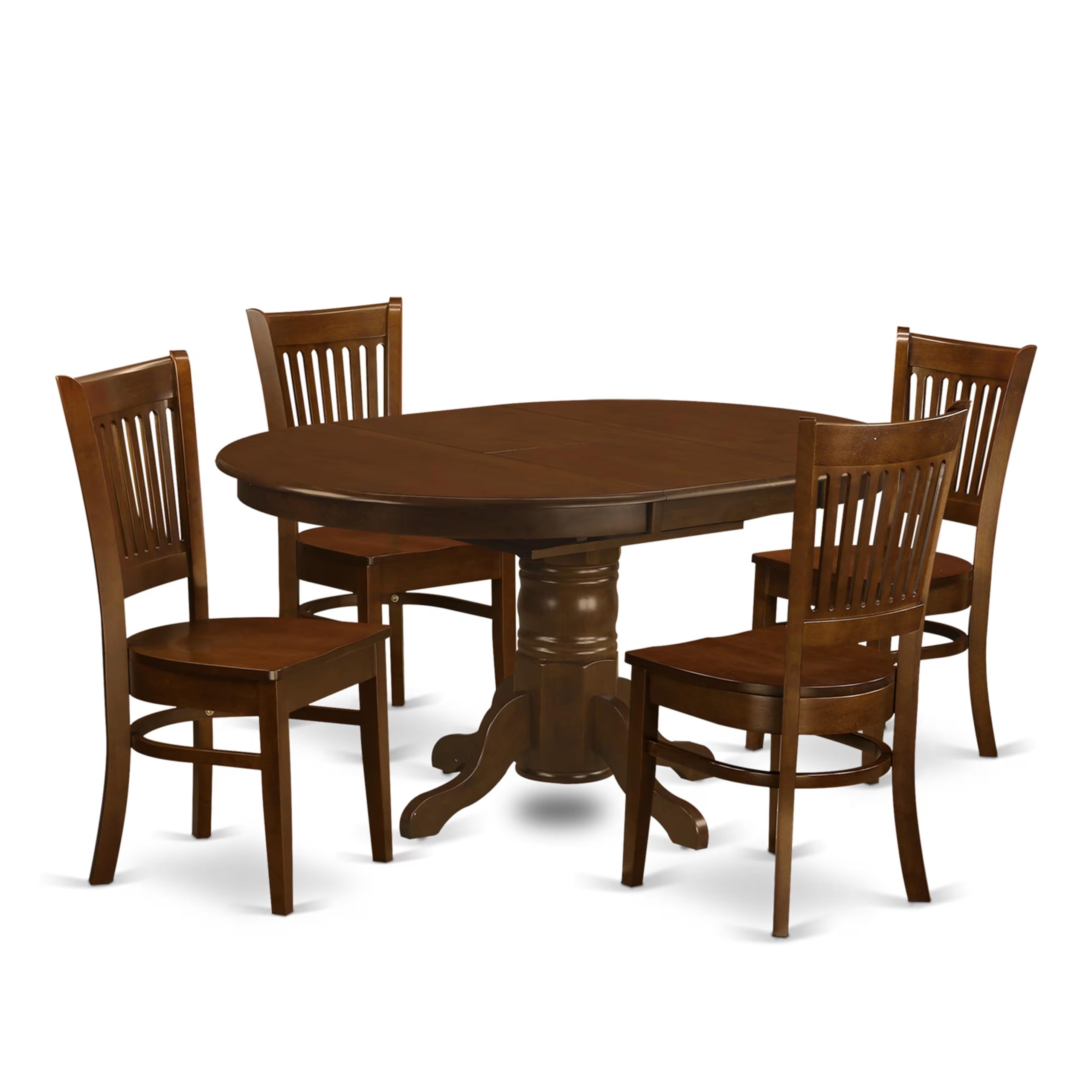 East West Furniture KEVA5 Set