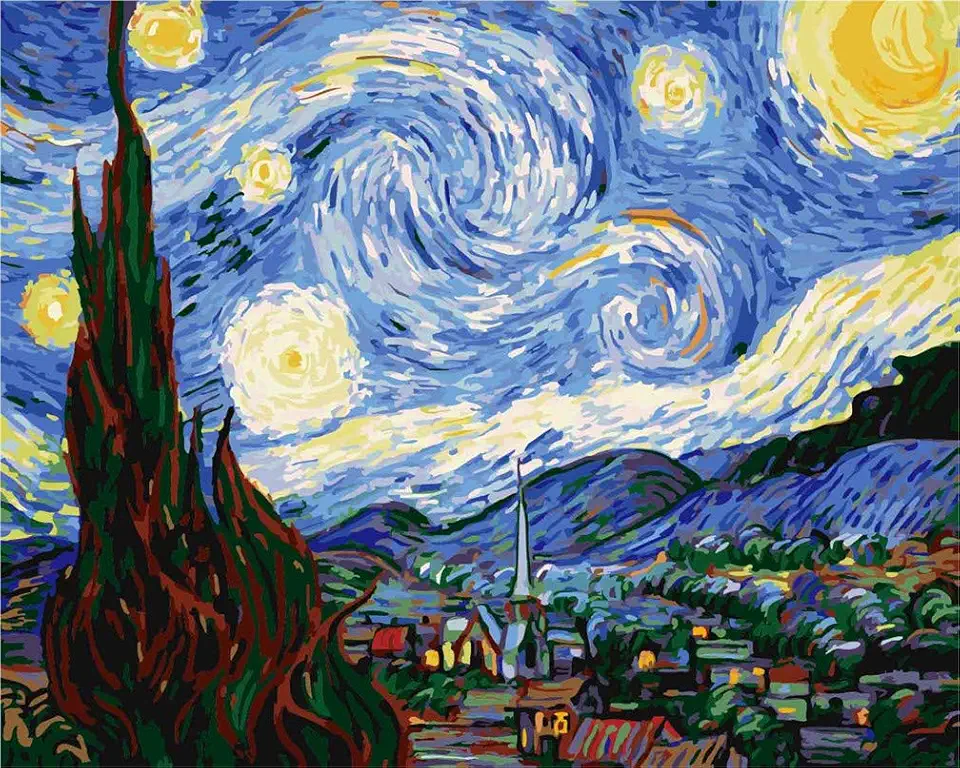 Målning efter nummer set