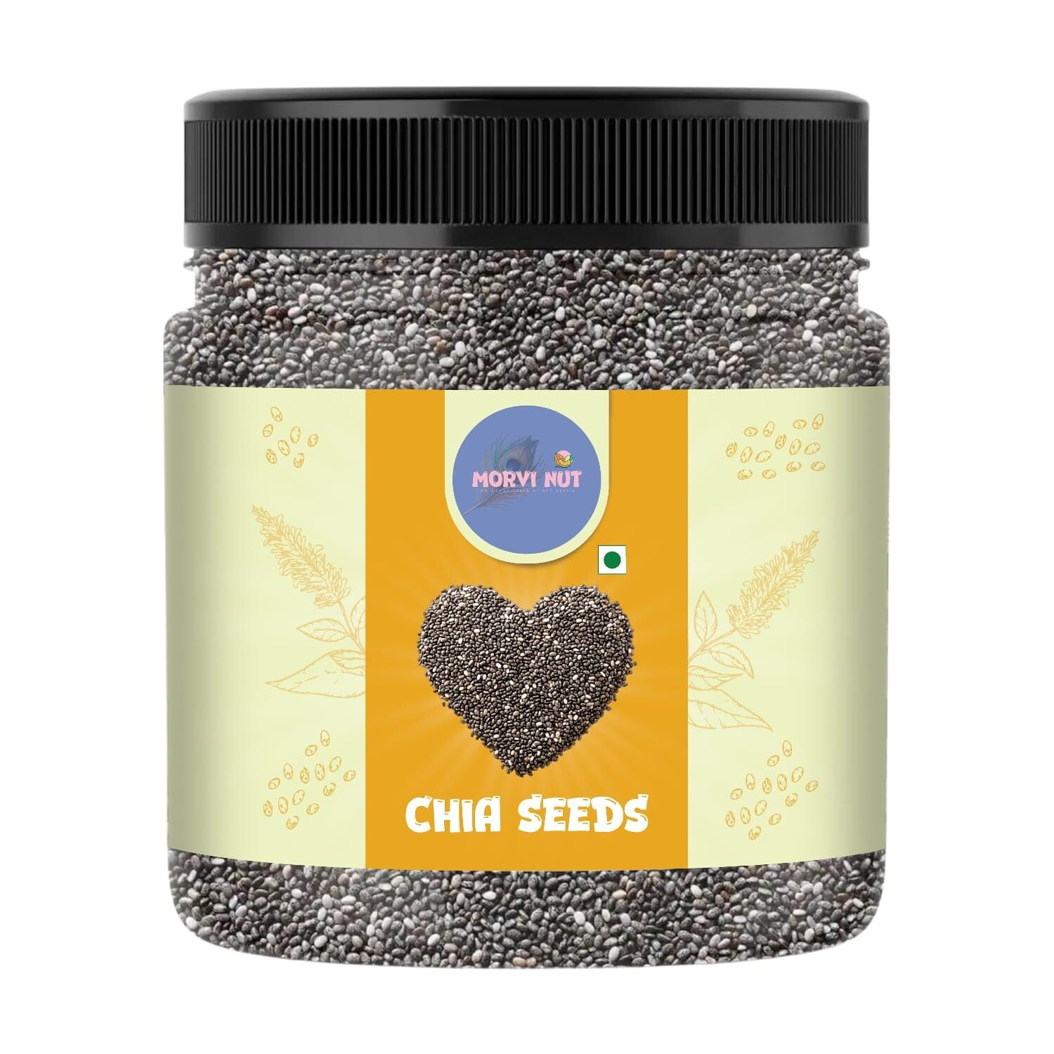 MORVI NUT Chia Seeds 500g | 100% Natural Raw Chia Seeds | Rich in Omega 3, Fiber & Protein | Healthy Superfood for Smoothies, Oats & Detox Water | Vegan & Gluten Free-image-22