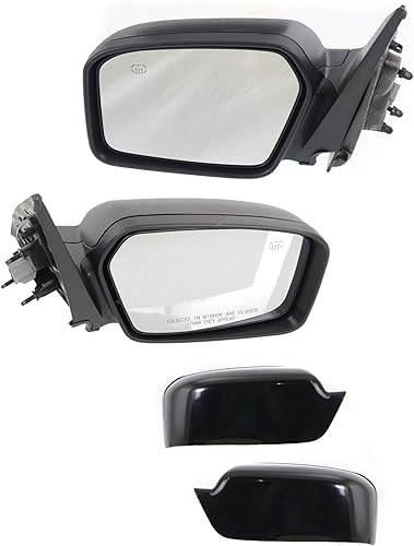 Kool Vue - Juego de 2 espejos compatibles con Ford Fusion 2006-2012, se adapta a Mercury Milan 2006-2011 para el lado del conductor y del pasajero