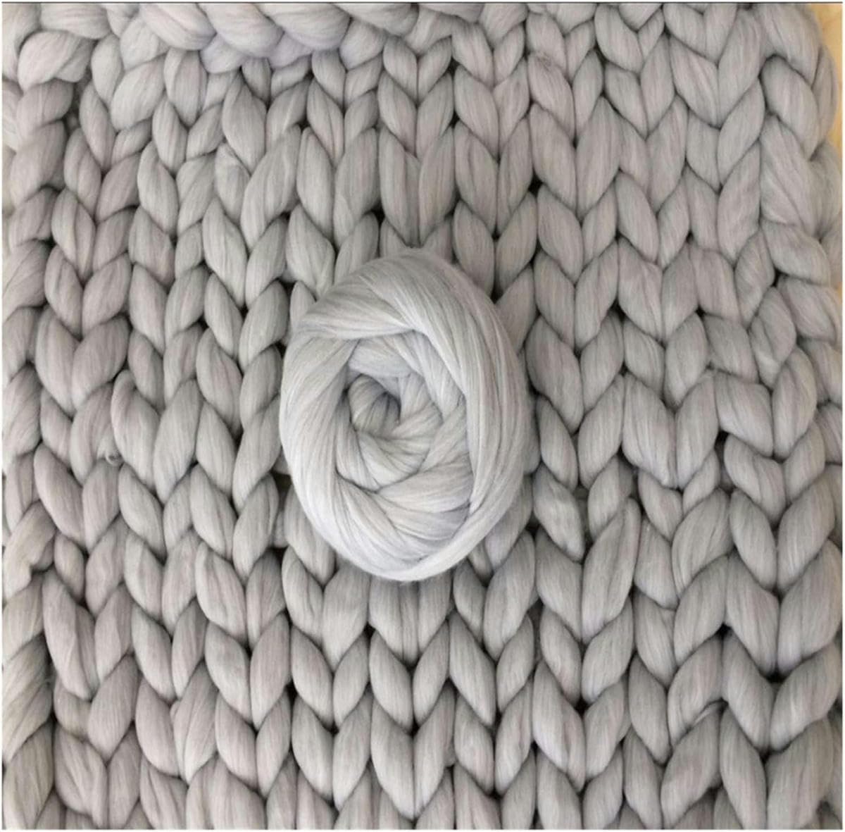 Ovillo de lana supergruesa de 1000 g y 2,2 lb, para tejer a mano o con los brazos, para mantas, para decorar paredes del hogar, color naranja