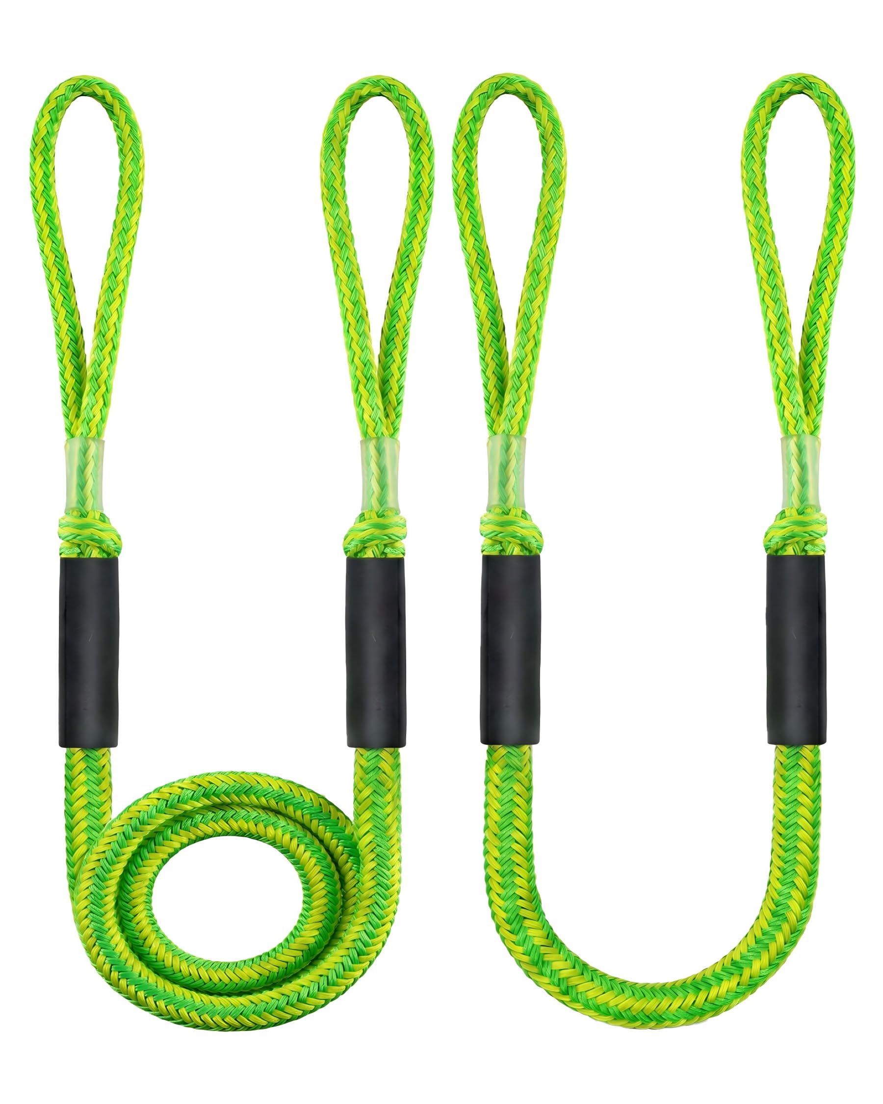 Bungee Dock Lines - 2 Pack, 2200LB Strength -12 Bungee Dock Lines - 2 Pack, 2200LB Strength -12