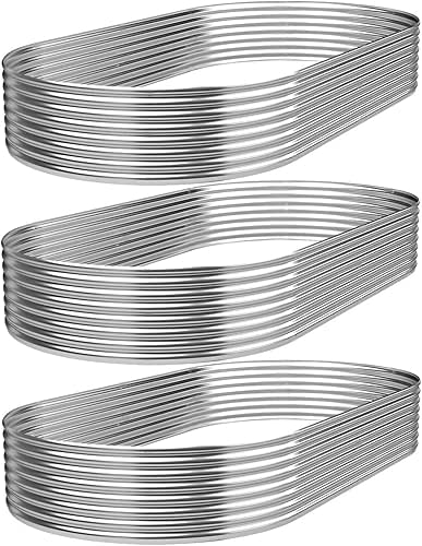 BTDVR 3 PCS Galvanized Raised Garden Bed Outdoor, Metal Raised