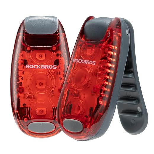 ROCKBROS Small Bike Lights Rear Tail Light 3 Modes Bike Tail Lights Waterproof Safety Bicycle Lights