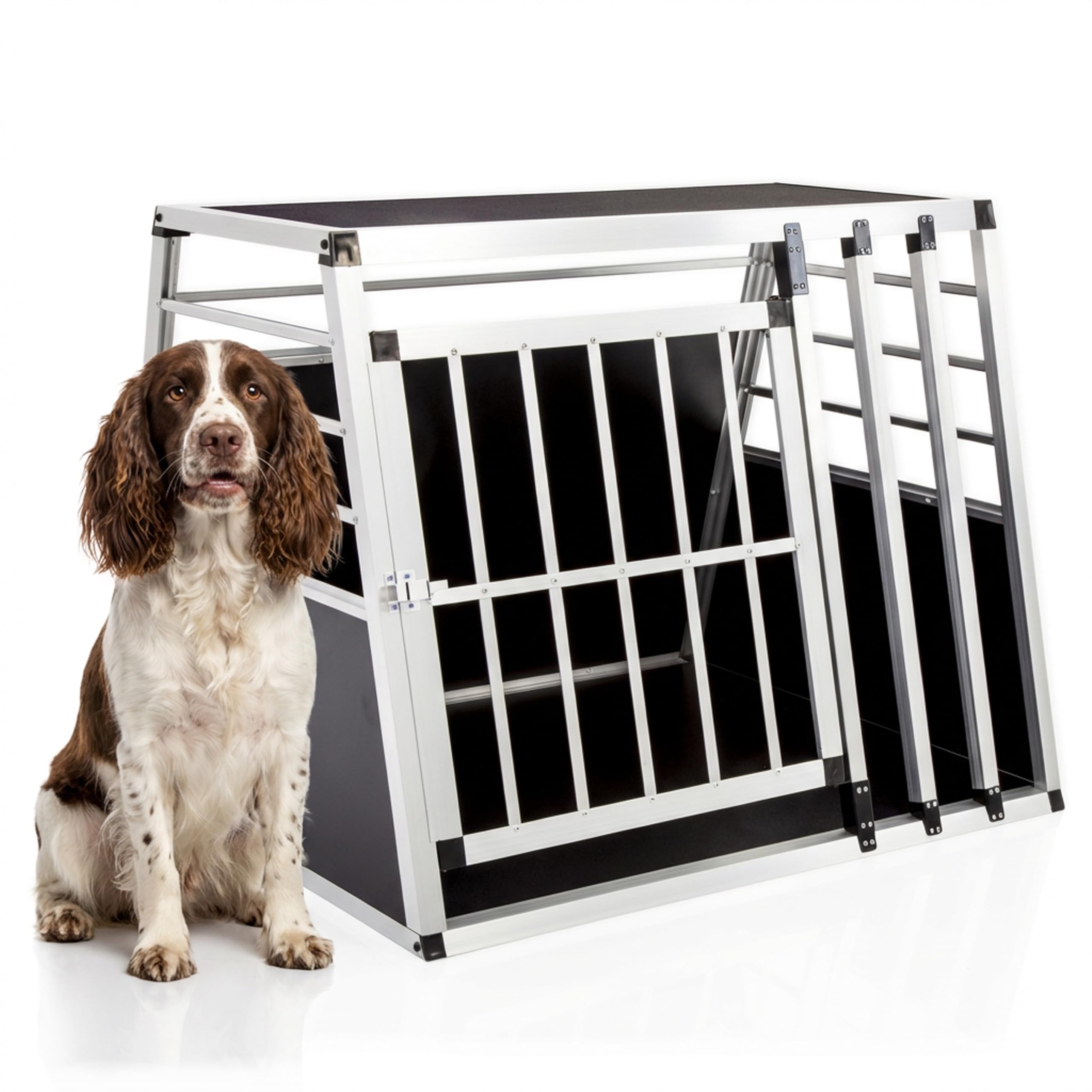 Aluminium Car Dog Crate 16 sizes by Cozy Pet Travel Cage Puppy Crate Pet Carrier Transport Model ACDC08