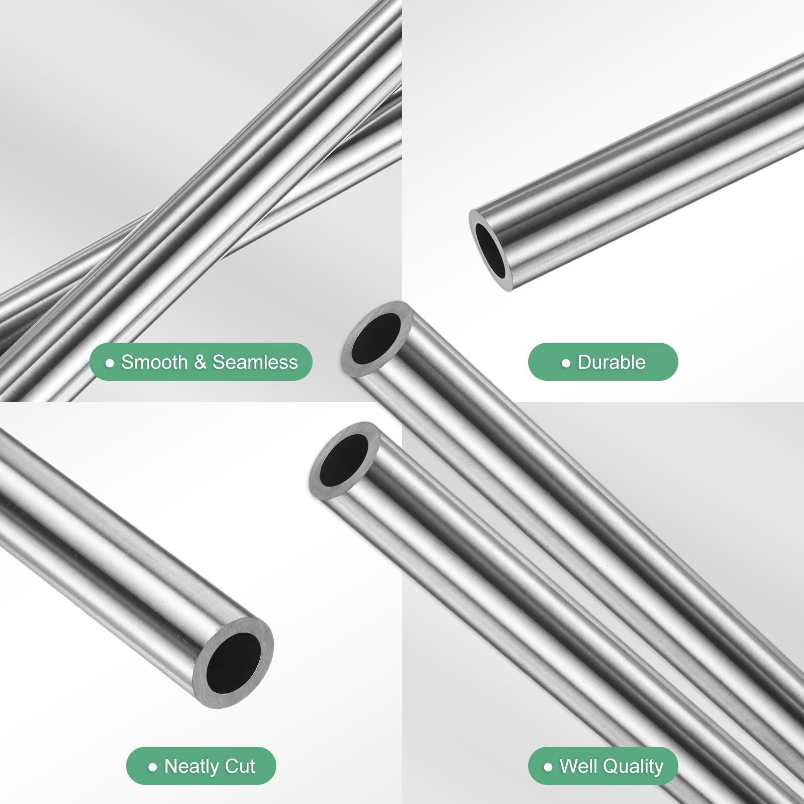 M METERXITY 300mm 304 Edelstahlrohr, 12mm Außendurchmesser 2mm Wandstärke Nahtloses Edelstahlrohr für Bau/Maschinenbau/DIY-Basteln, Metallgerades Rohr [12x0.08x12IN M METERXITY 300mm 304 Edelstahlrohr, 12mm Außendurchmesser 2mm Wandstärke Nahtloses Edelstahlrohr für Bau/Maschinenbau/DIY-Basteln, Metallgerades Rohr [12x0.08x12IN