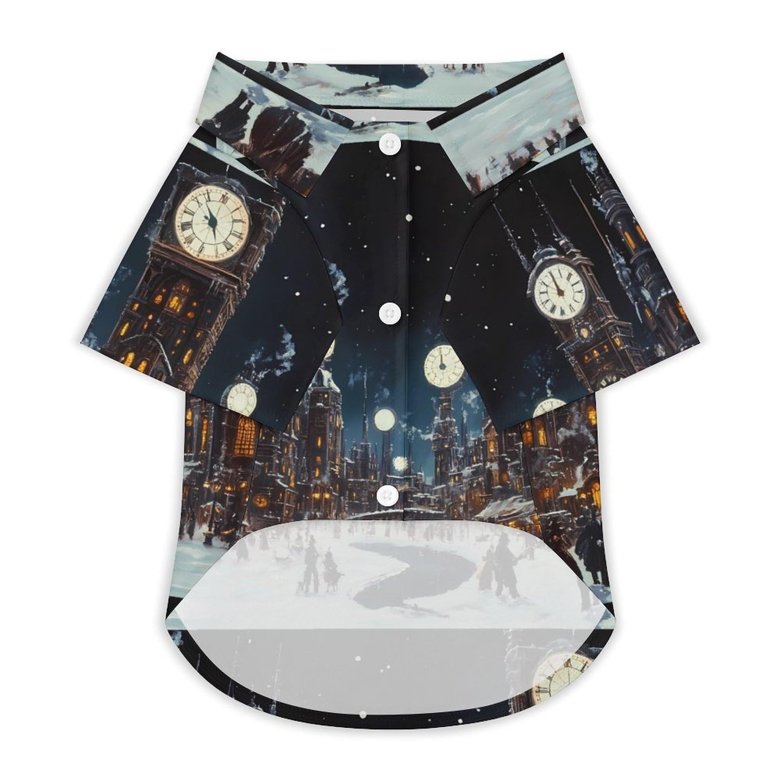 Steampunk Fantasy Kingdom Fashion Pet T-Shirt Breathable Classic Short Sleeveless Cats Dog Clothes Outfit Summer