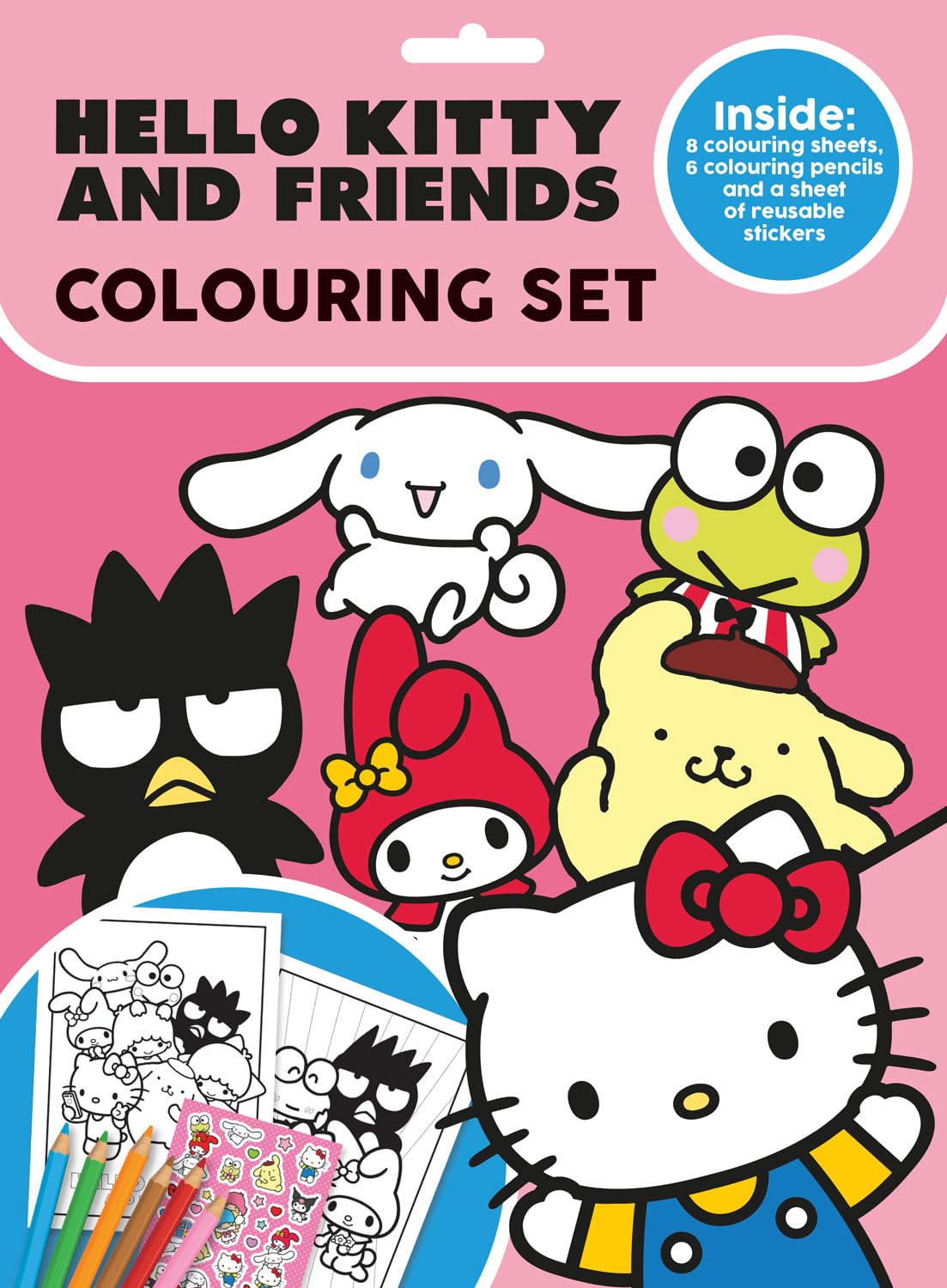 Hello Kitty and Friends Colouring Set