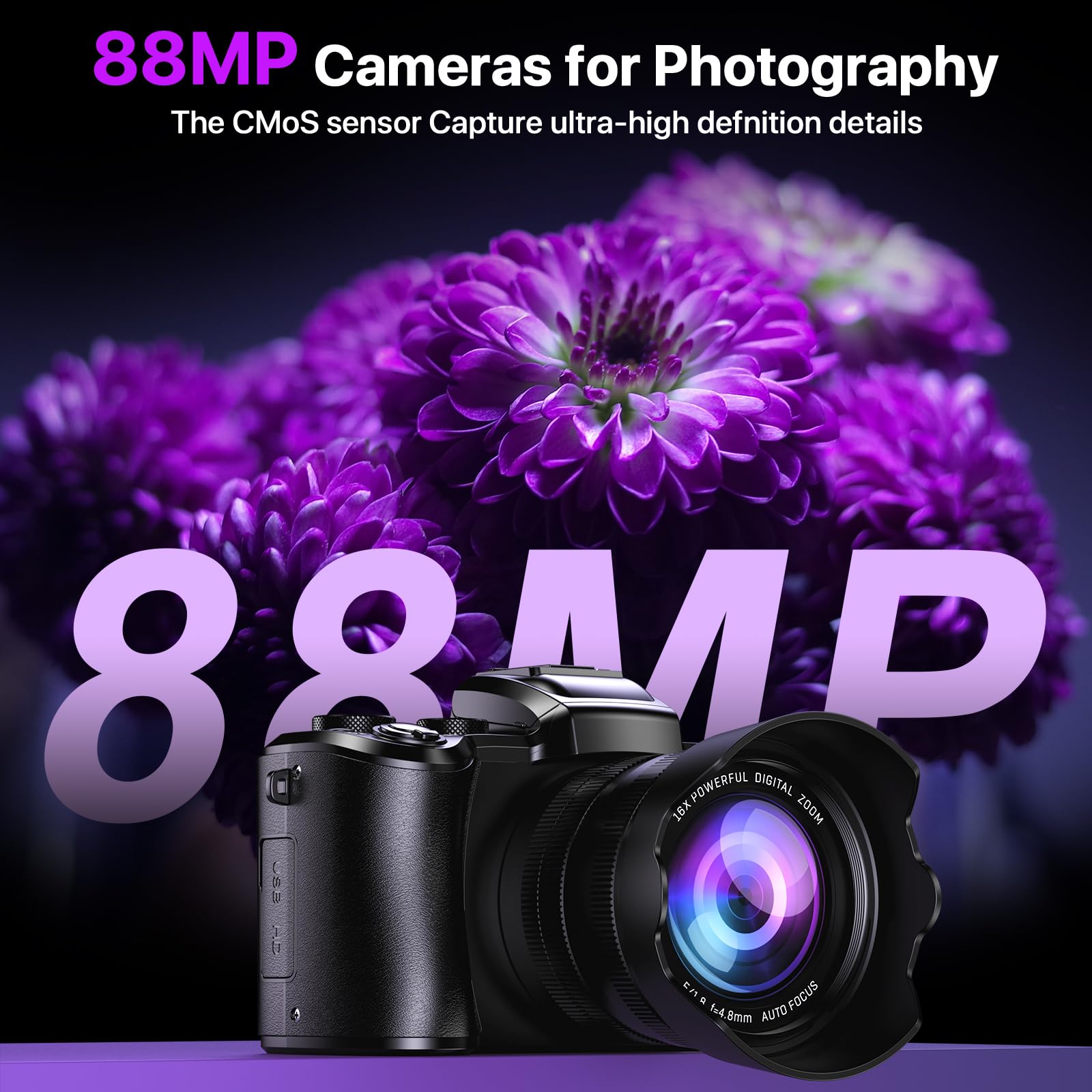 Amazon.com : 8K Digital Cameras for Photography with WiFi