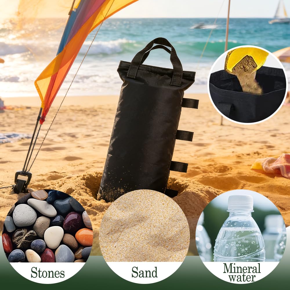 Gewichte für Pavillon Sandsack 8 Stück, Sandsäcke für Pavillon, V800d Oxford Erdicken Sandsack, Sandsäcke Zum Beschweren,für Outdoor Zelt Sonnenschirm