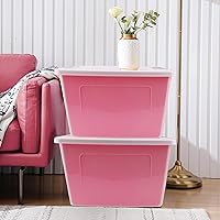 Vista 5 de 56 Quart Ultra Latch Box Large Storage Bins Waterproof Utility Tote Organizing Container Box with Buckle Lid Collapsible Clear Plastic Storage Box