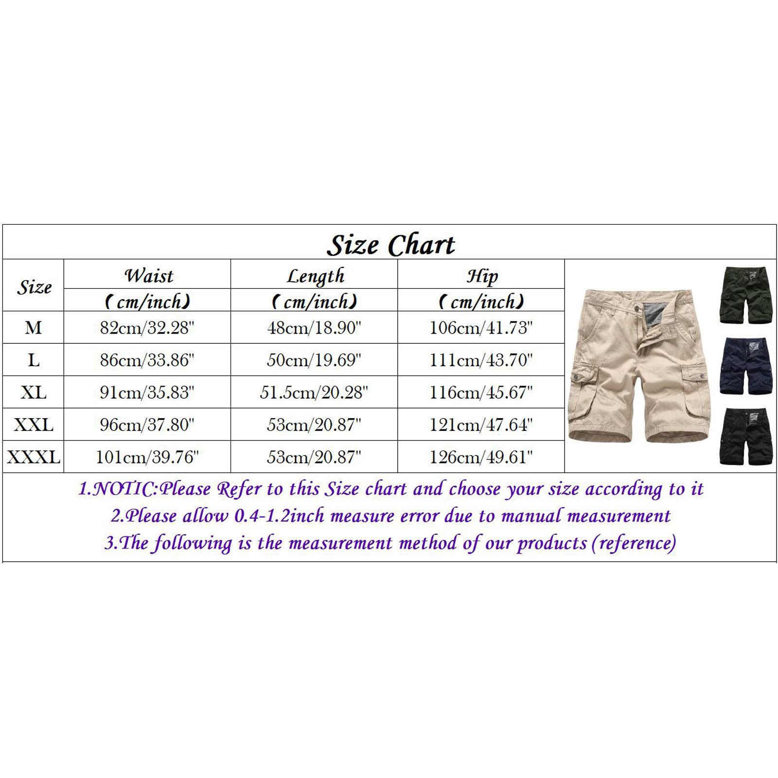 Pantalon Corto Cargo Vaquero Hombre Pantalones Cortos Cargo Hombre Vestir Informales Herramientas Shorts Verano de Trabajo de Chandal