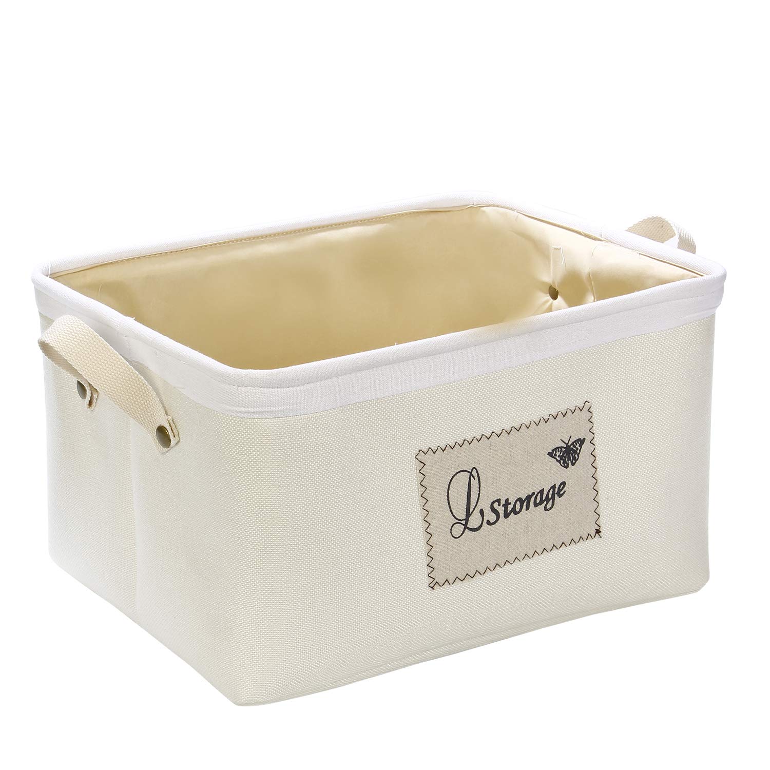 HomeStorie Eco-Friendly Foldable Storage Basket Bins Organizer, Large (Cream,,Jute,Pack of 1) (AR2297-L)-image-40