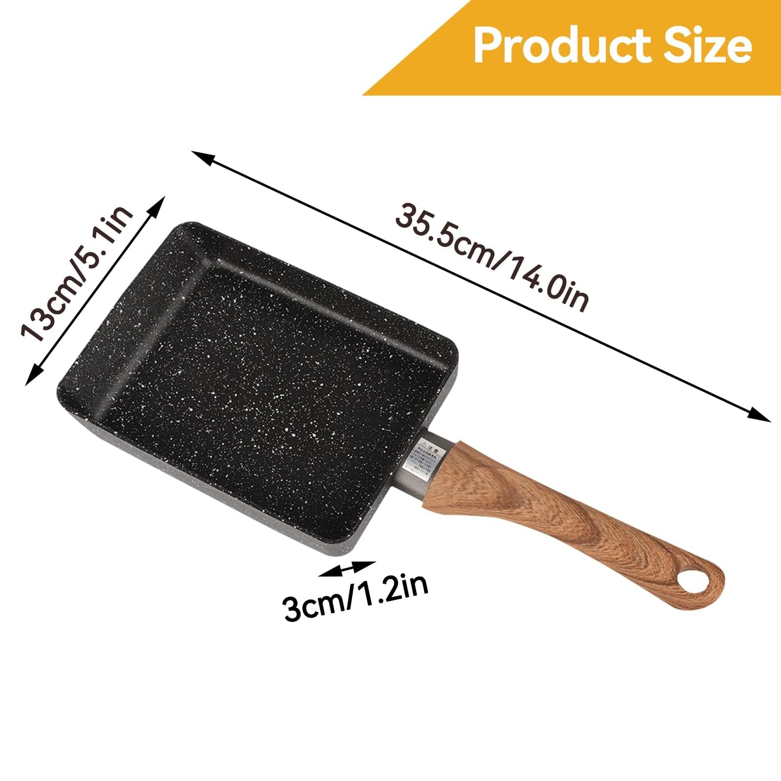 Luqeeg Tamagoyaki Pan, Anti-aanbak Aluminium