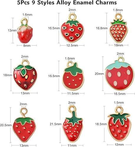 Miniatura 10 de LiQunSweet 50 dijes de plantas verdes pequeñas, de 10 estilos, cultivos, cactus suculentas hojas de aloe monstera, esmaltado, mini encanto natural,