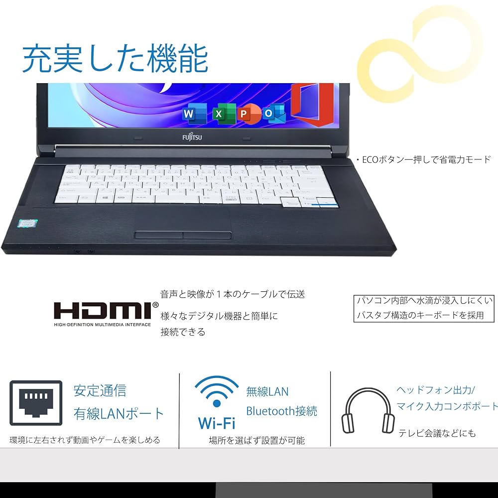 その他ノートPC本体 Lifebook NH77/F3 R7-5700U 16GB 512GB SSD 富士通 FMV LIFEBOOK NH77/F3 2021年10月発表モデル 価格比較