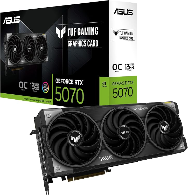 ASUS TUF Gaming GeForce RTX 5070 12GB GDDR7 OC Edition Graphics Card