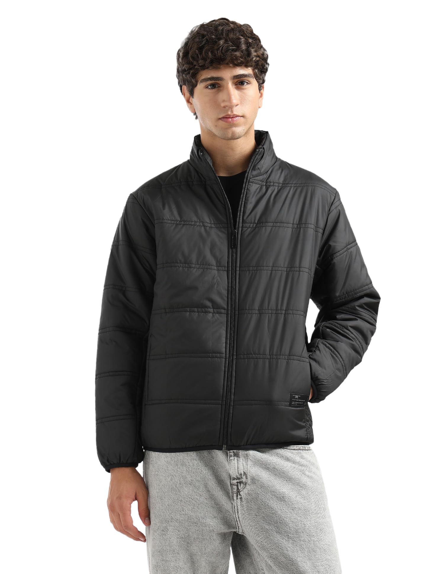 flying machine Regular Fit Solid Jacket-picture-22