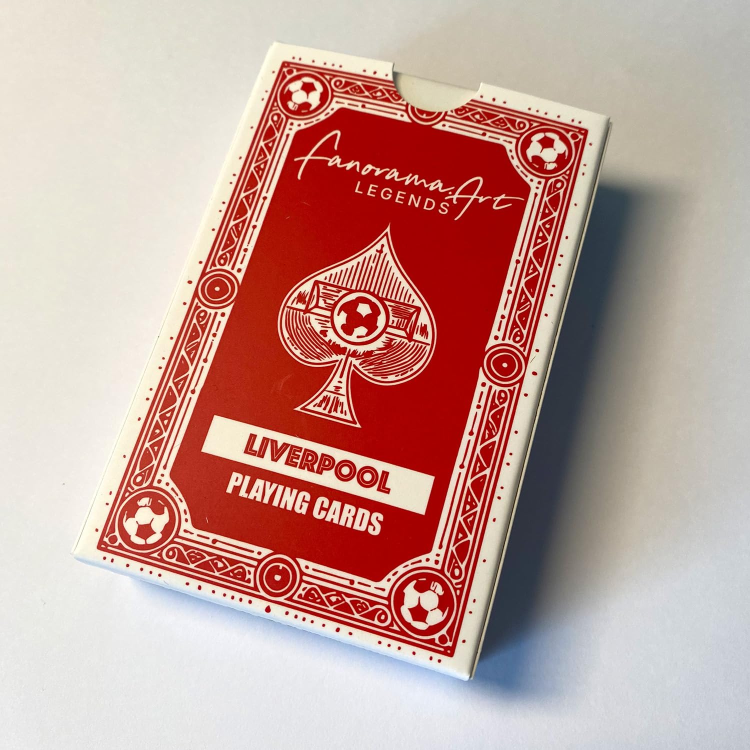 Fanorama art Playing Cards - Liverpool Illustrated cards, Red and White, 74mm x 102mm - Image 4