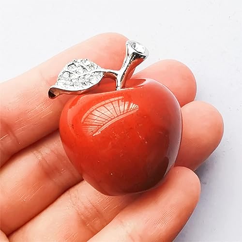 Vista 19 de 1 pieza de figuras coleccionables de cristales de manzana de rodonita y piedras curativas, decoración de habitación de 1.18 pulgadas, decoración