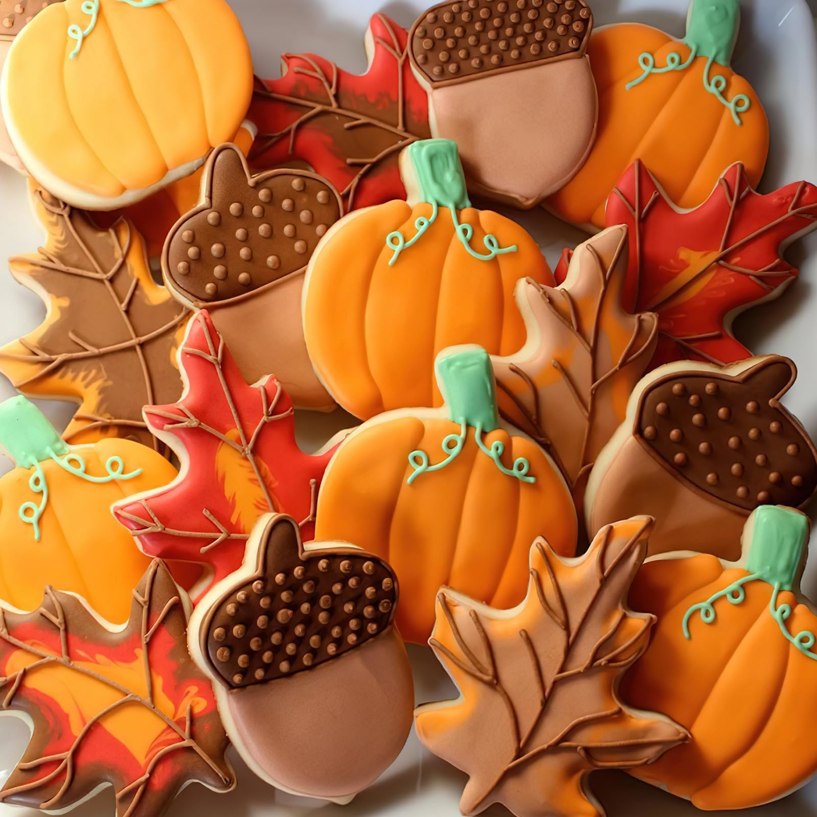 Ausstechformen-Set Herbstblätter – 6 Stück Edelstahl, Für Kekse, Fondant & Käse, Gewellte Kanten, Spülmaschinengeeignet