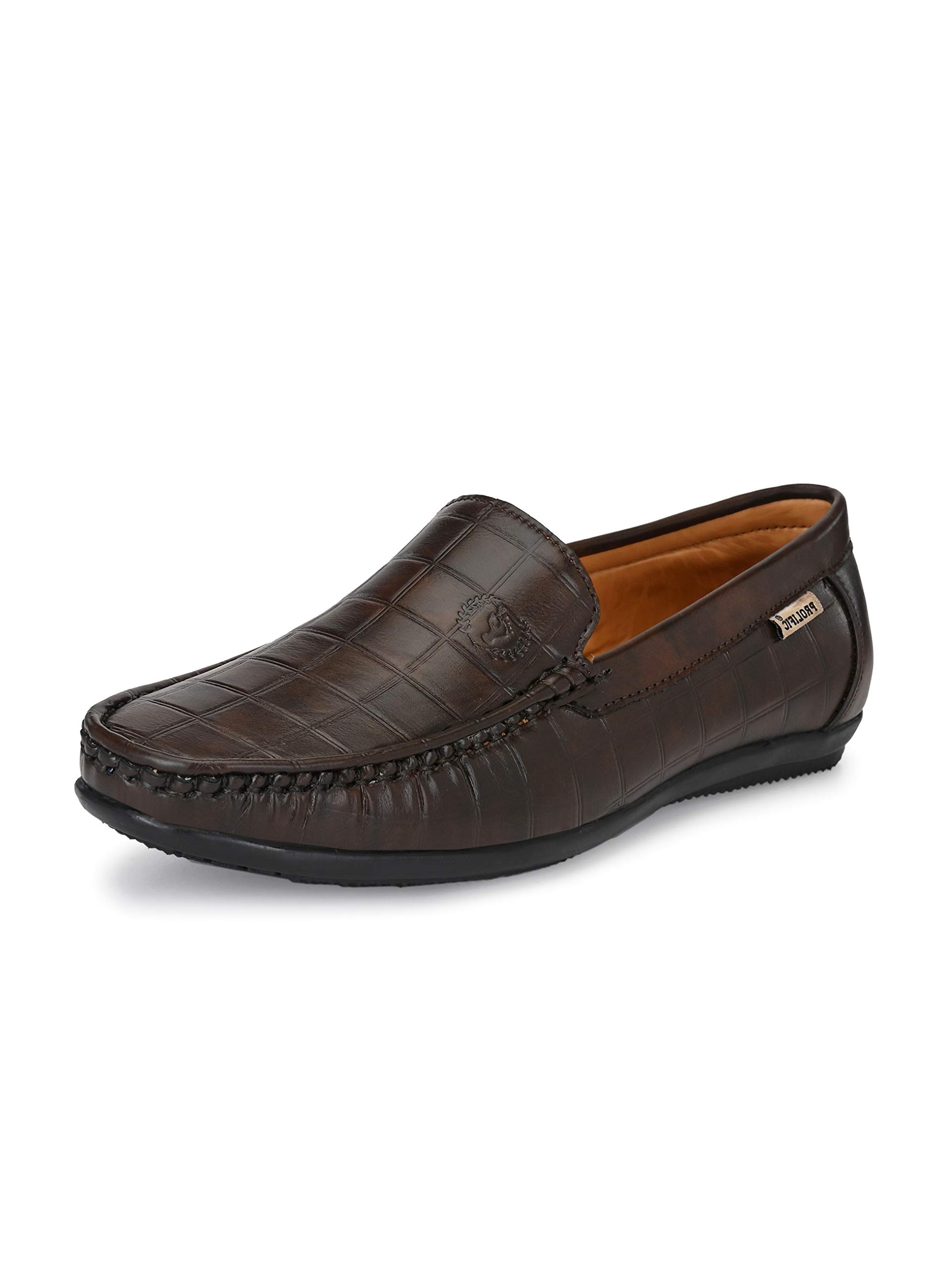 Prolific Mens Brown Loafers - 8 UK (B08GMC1GB7) Amazon Price History, Amazon Price Tracker