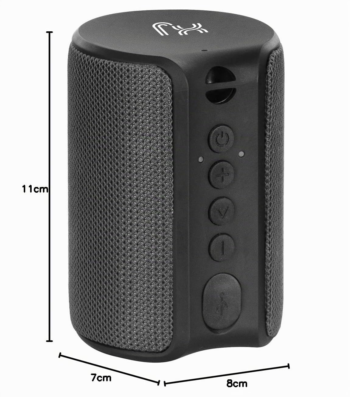 X JUMP XJ 50 Cassa Wireless Portatile Amplificata 18W, con Funzione TWS, Microfono Incorporato, Speaker Wireless Resistente all'Acqua Waterproof IPX7, Nero